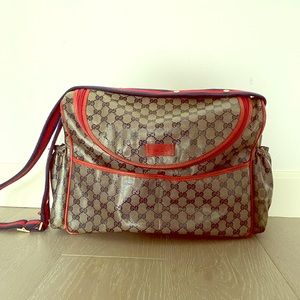 Gucci diaper bag